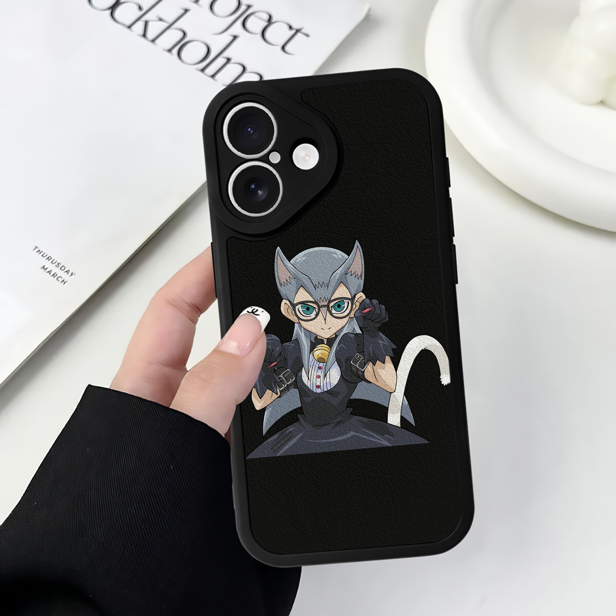 遊☆戯☆王 Yu-Gi-Oh! 【iPhone 16シリーズ対応】シリコンスマホケース（レザー調） 材質：シリコン
